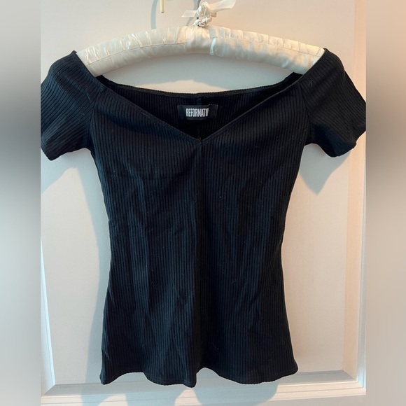 Reformation Women's Black Top - Picture 3 of 14
